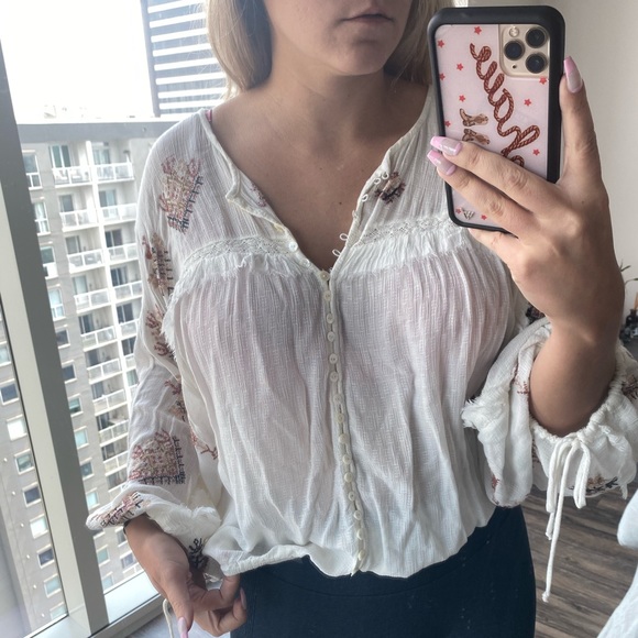 Free People boho top - Picture 4 of 6